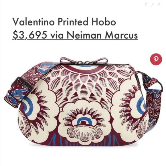 Valentino mime runway printed Hobo NWT $3695 - Picture 3 of 14